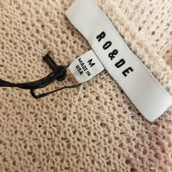 Anthropologie Ro & De Blush Textured Hi Low Tank Tunic Sleeveless Top Medium - Picture 6 of 11